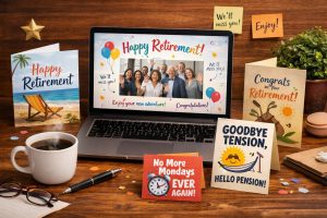 retirement greeting cards