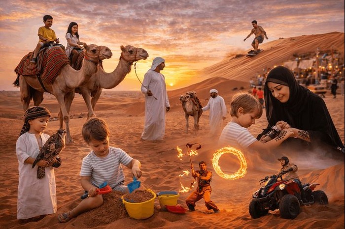 family friendly desert safari