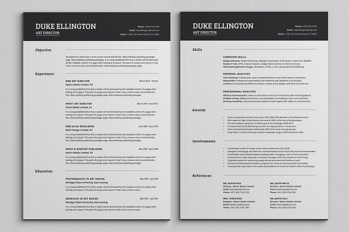 Is a 2 Page CV Normal