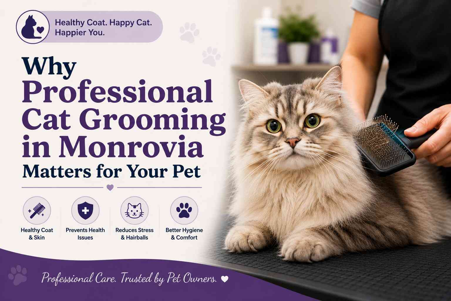 Cat Grooming in Monrovia