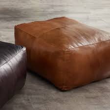 Leather Pouffes for Elegant Comfort in Stylish British Homes