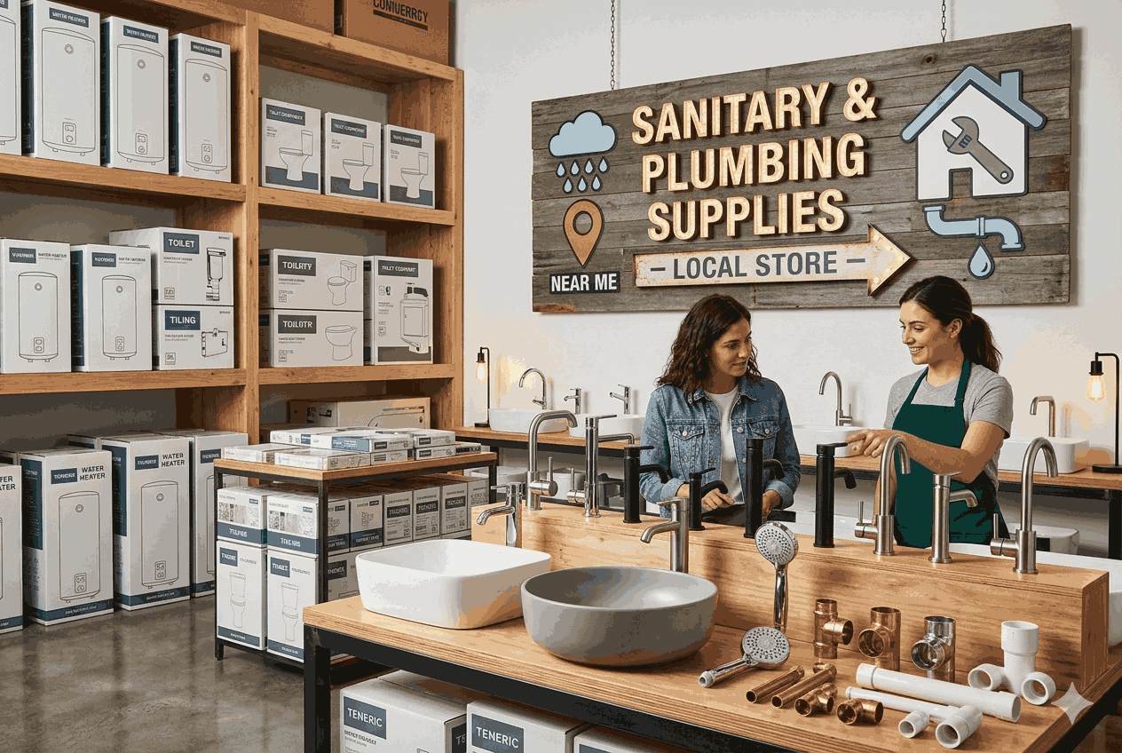 sanitary and plumbing products near me