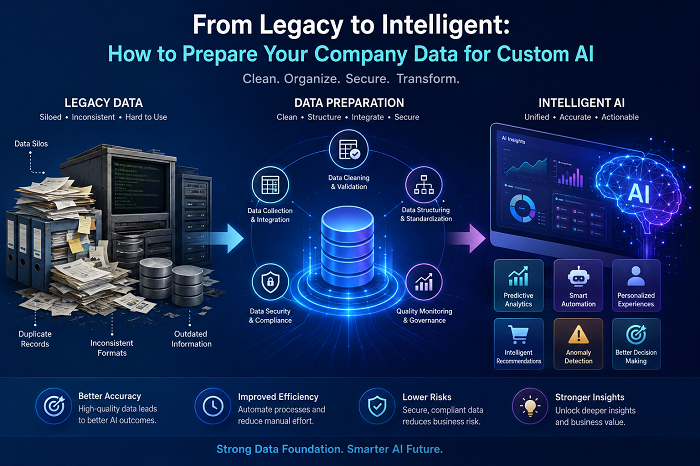 From Legacy to Intelligent: Preparing Company Data for Custom AI Success