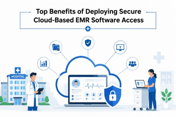 Top Benefits of Deploying Secure Cloud-Based EMR Software Access