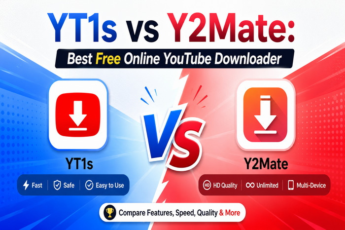 YT1s vs Y2mate comparison