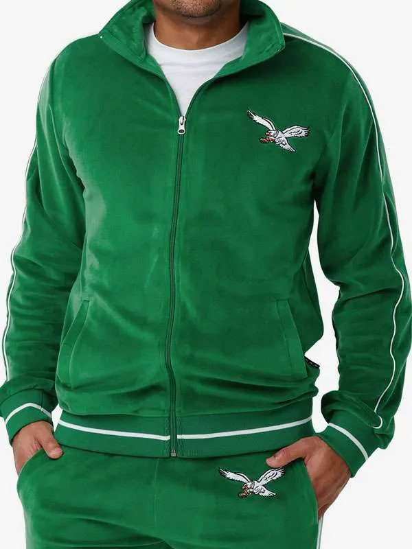 Shop Eagles Velour Tracksuit at sale price