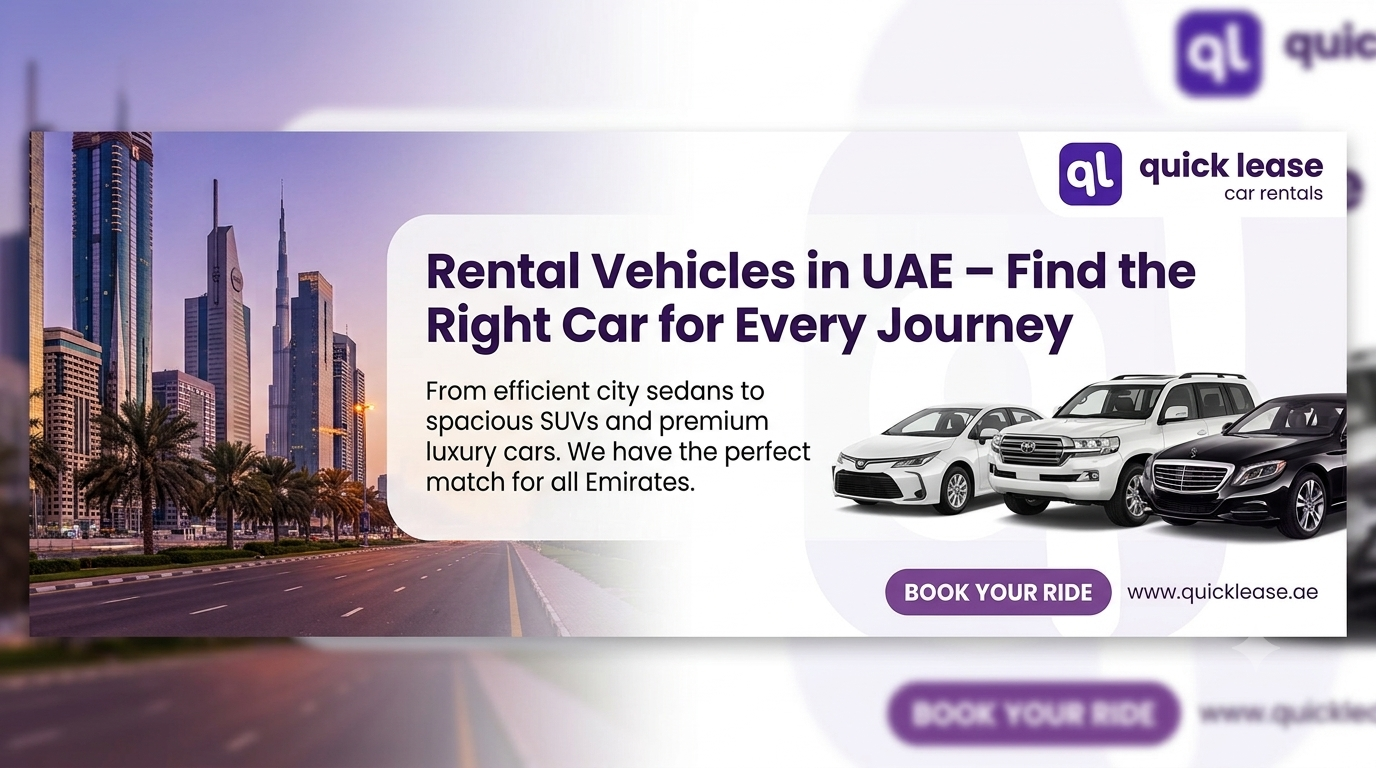 Rental Vehicles in UAE – Find the Right Car for Every Journey