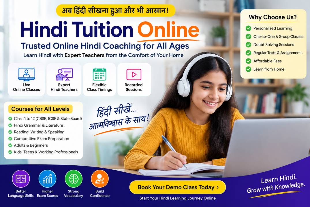 hindi tuition online