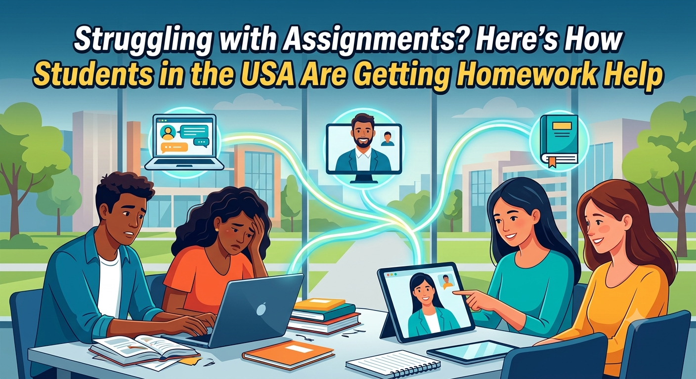 Struggling with Assignments Here's How Students in the USA Are Getting Homework Help