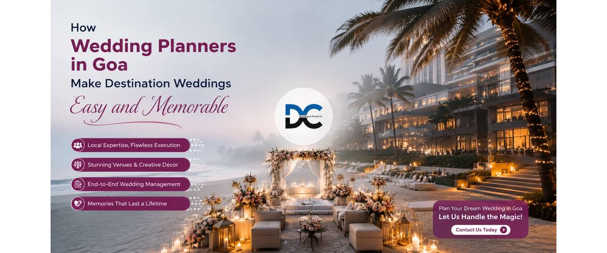 How Wedding Planners in Goa Make Destination Weddings Easy and Memorable