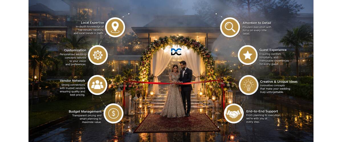 Key Factors That Define the Best Destination Wedding Planner in Delhi