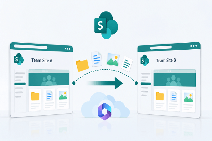 Migrate SharePoint Team Site to Another Site in Microsoft 365