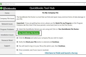 QuickBooks File Doctor - DST
