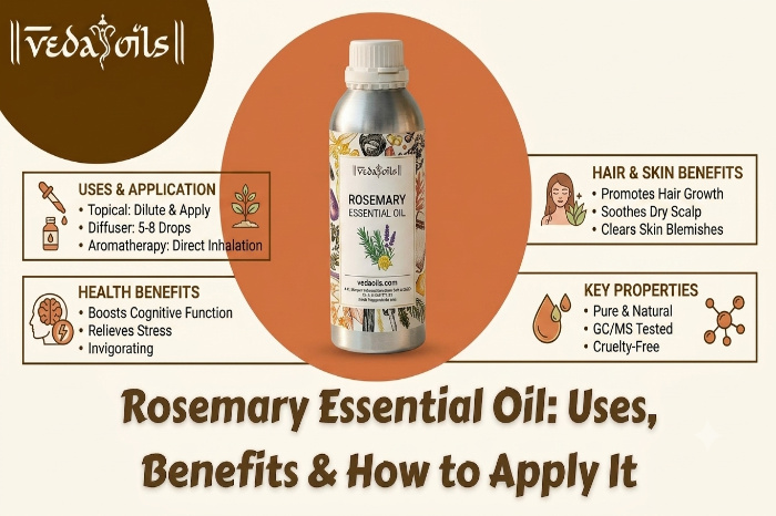 Rosemary Essential Oil Uses, Benefits & How to Apply It