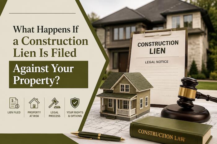 What Happens If a Construction Lien Is Filed Against Your Property