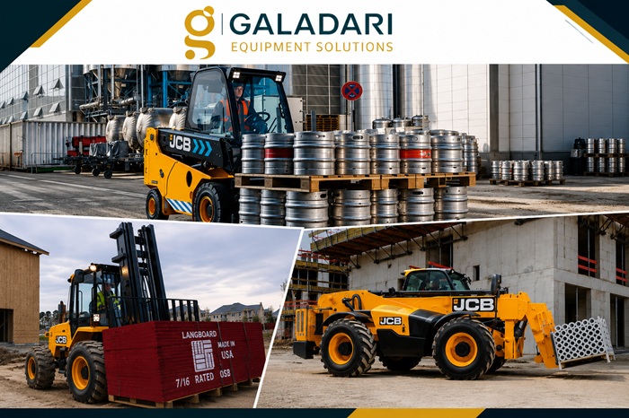electric forklift truck | JCB forklift, diesel forklift, rough terrain forklift and Teletruks equipment for industrial material handling.