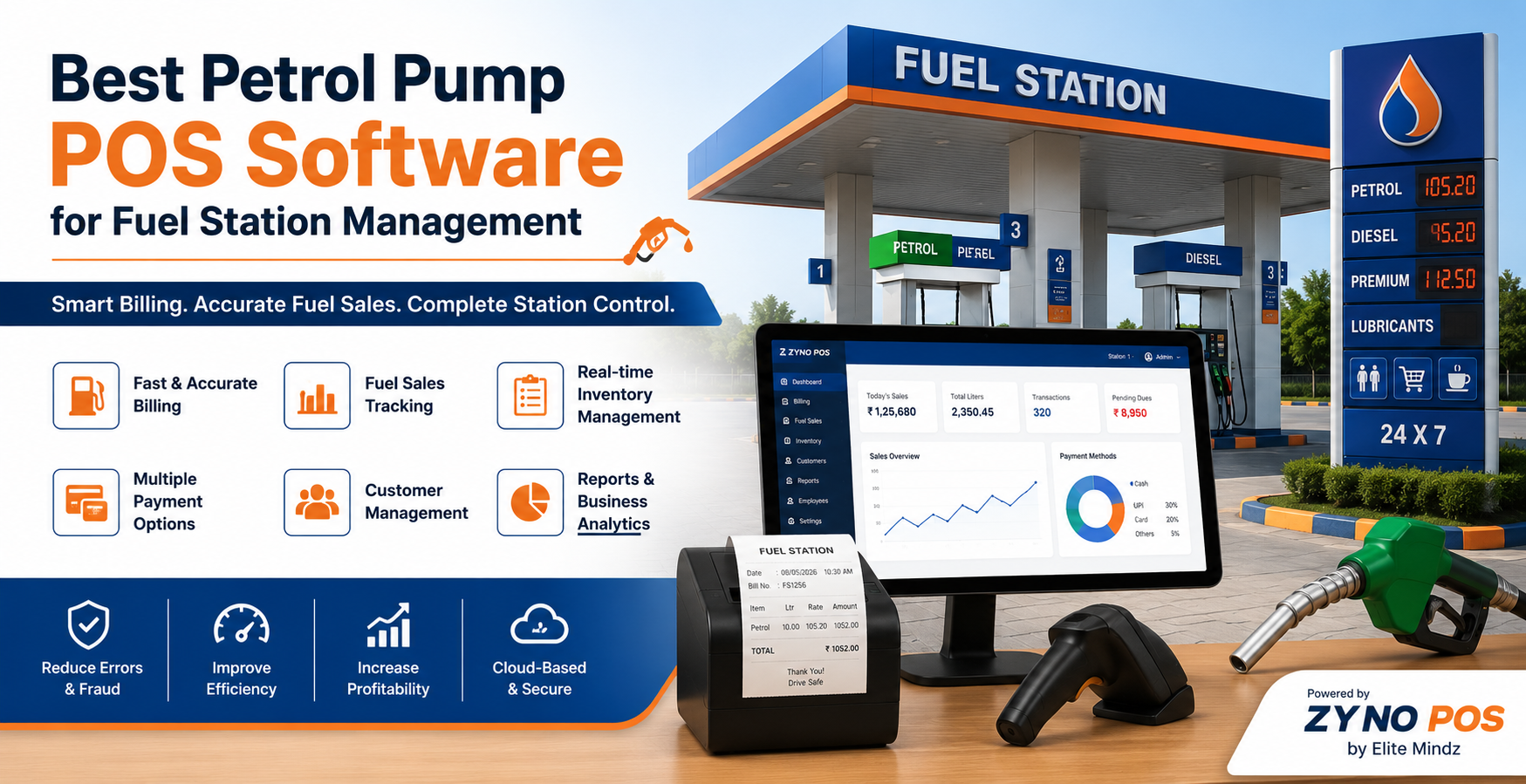 Best Petrol Pump POS Software