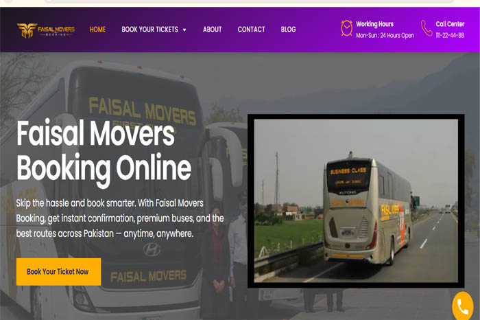 Faisal Movers Karachi to Lahore