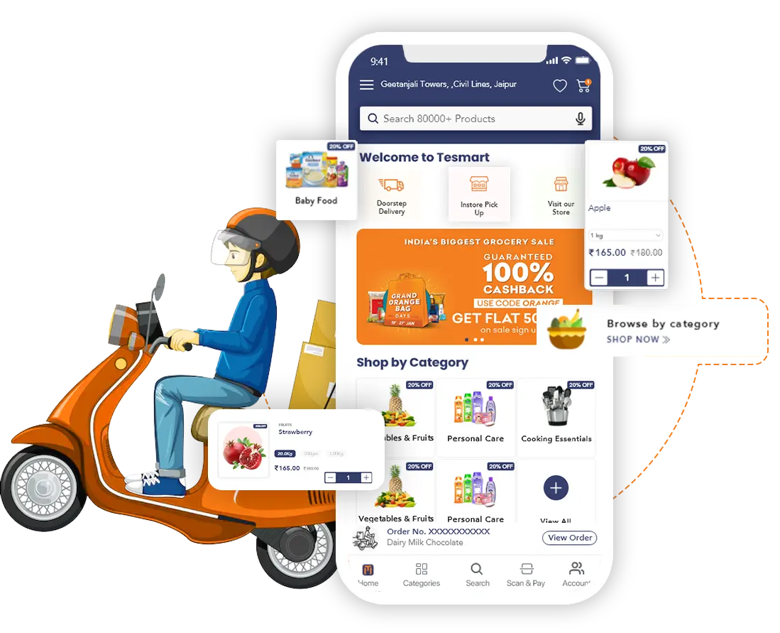 grocery delivery app development company
